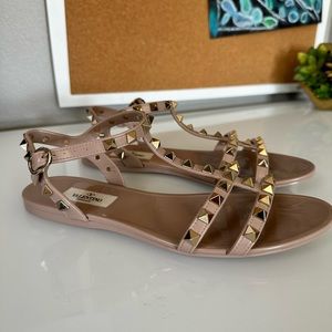 Rockstud Jelly Flat Gladiator Sandals size 37